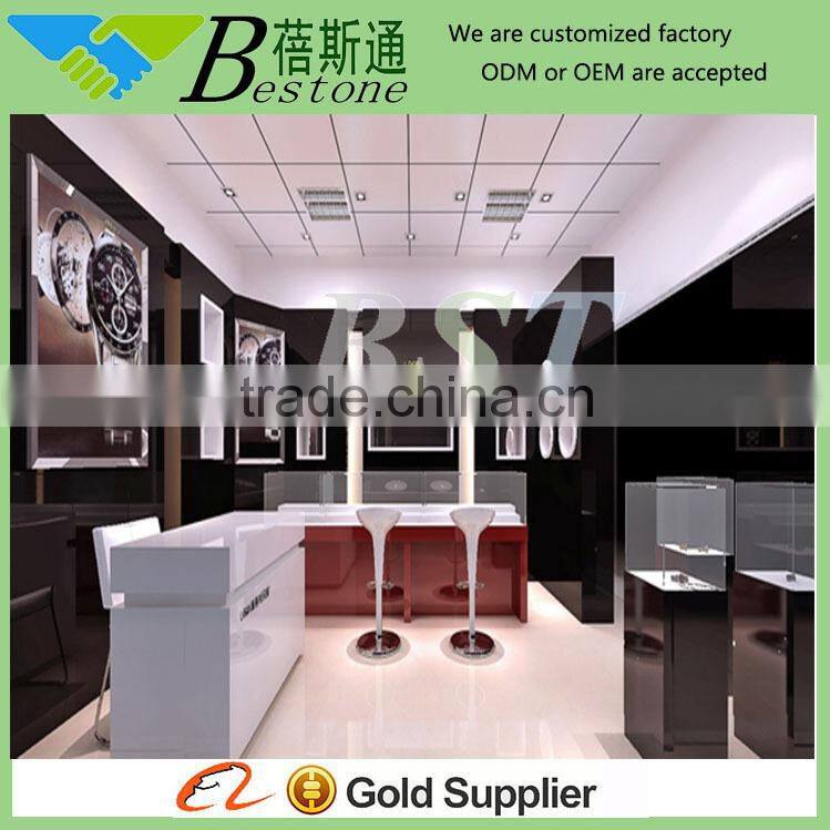 wood watch kiosk design, watch wooden furniture showcase stand