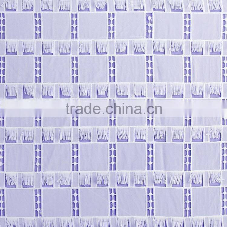 Cheap discount female textile garment stain fabric embroidery chemical lace swiss