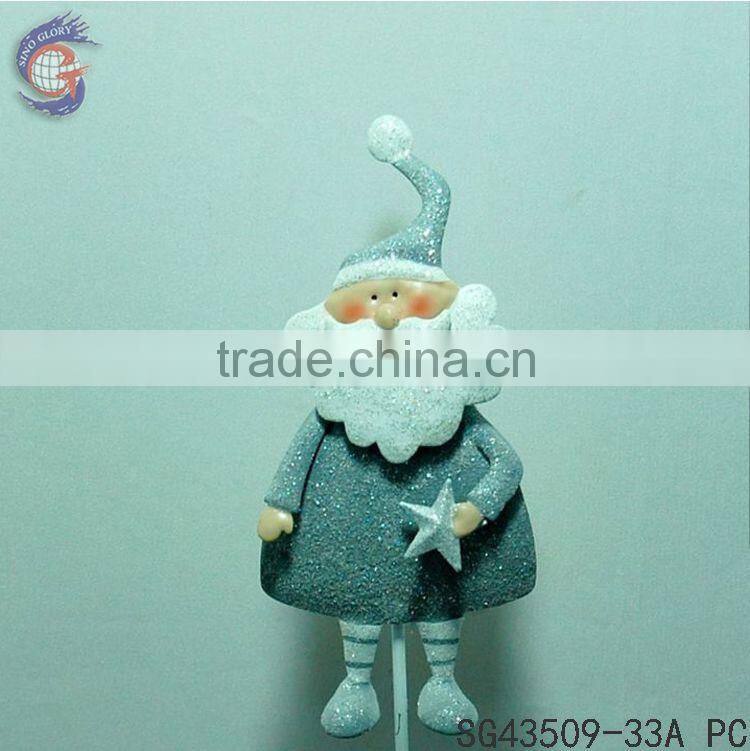 outdoor christmas decorations santa claus stick