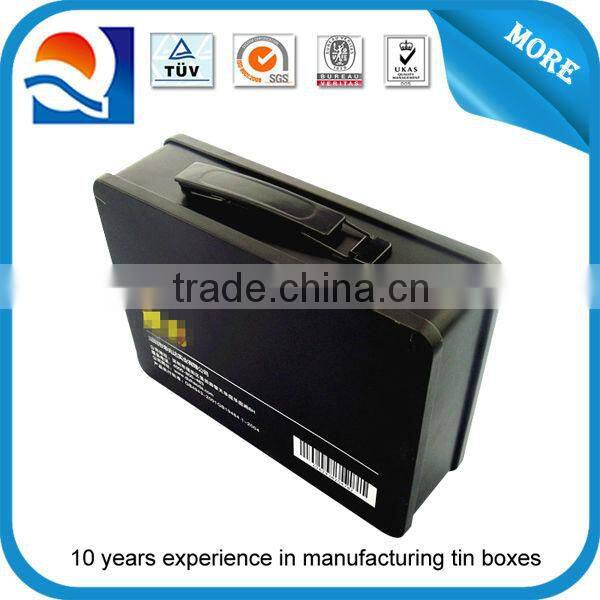 Dongguan wholesale GPS tin box/GPS tin container/electronic parts tin custom