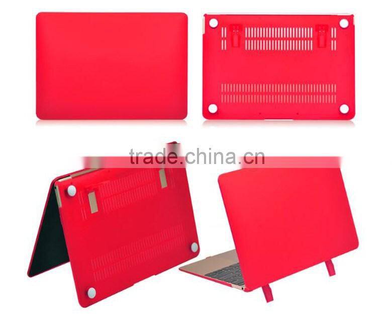 Slim Matte Laptop Cover Case with Fold Kickstand for Macbook Pro 13 inch