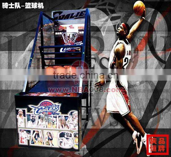 coin operated sport basketball game machine