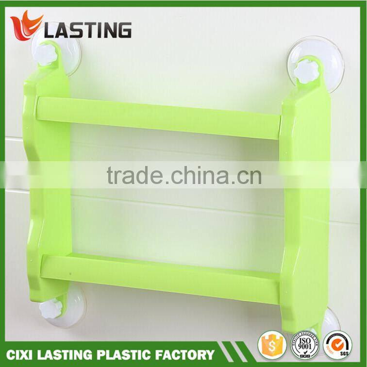 2 Layers Multi-function Plastic Bathroom & Kitchen Storage Shelf With Super Suction