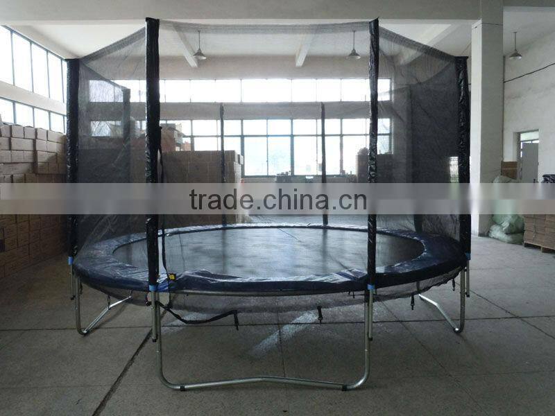 High-quality 12FT 4 Foothold cama elastica jump trambolin fitness Trampoline With Stairs