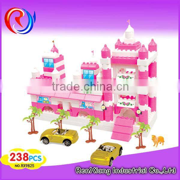 Plastic children diy building blocks toys