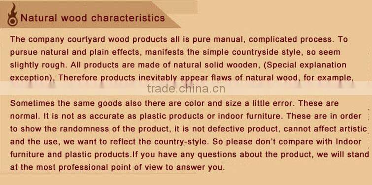 good quality outdoor garden wooden swing chair for garden park