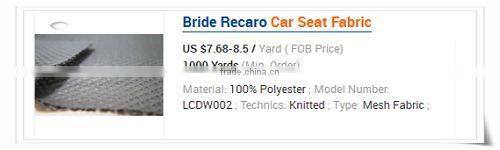 3D Polyester Sandwich Spacer Mesh Fabric