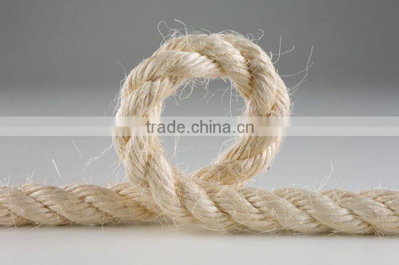 twisted 2mm sisal rope with factory price