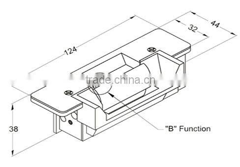 High Quality 12V DC Fail Secure Electrical Strike for Door Lock