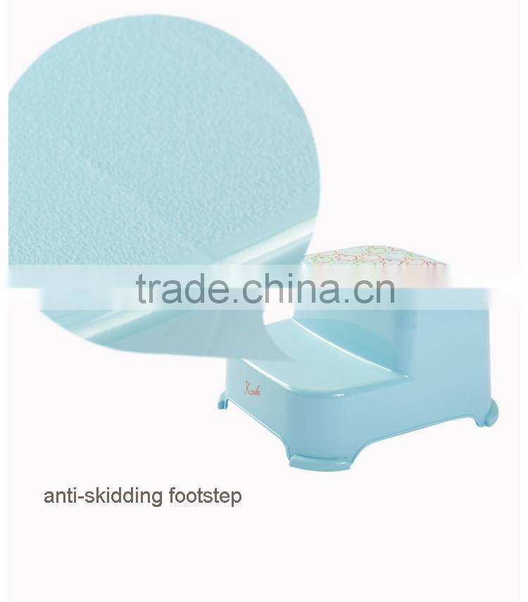 PM 3312 2016 China Wholesale En71 Kids Plastic Baby Double Step Stool