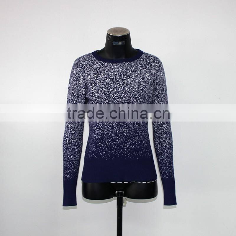 2016 New Fashion Fancy Colour Knitting model sweater for women woolen sweater designs for ladies