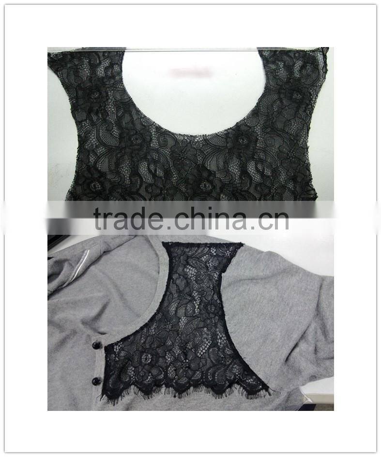 Laser Cutting Eyelash Laces Collar for Ladies Sweater or Dress -- H1412056