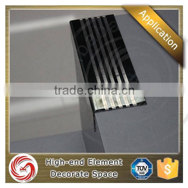 Laminate flooring stainless steel floor anti slip stair nosing
