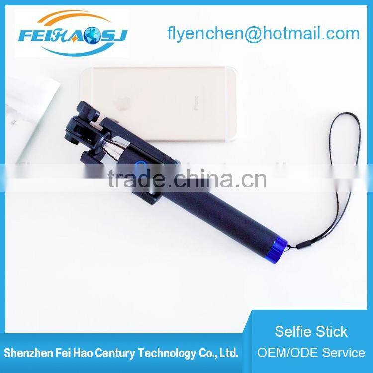 Colorful selfie stick for cell phone tripod selfie stick wireless monopod selfie stick