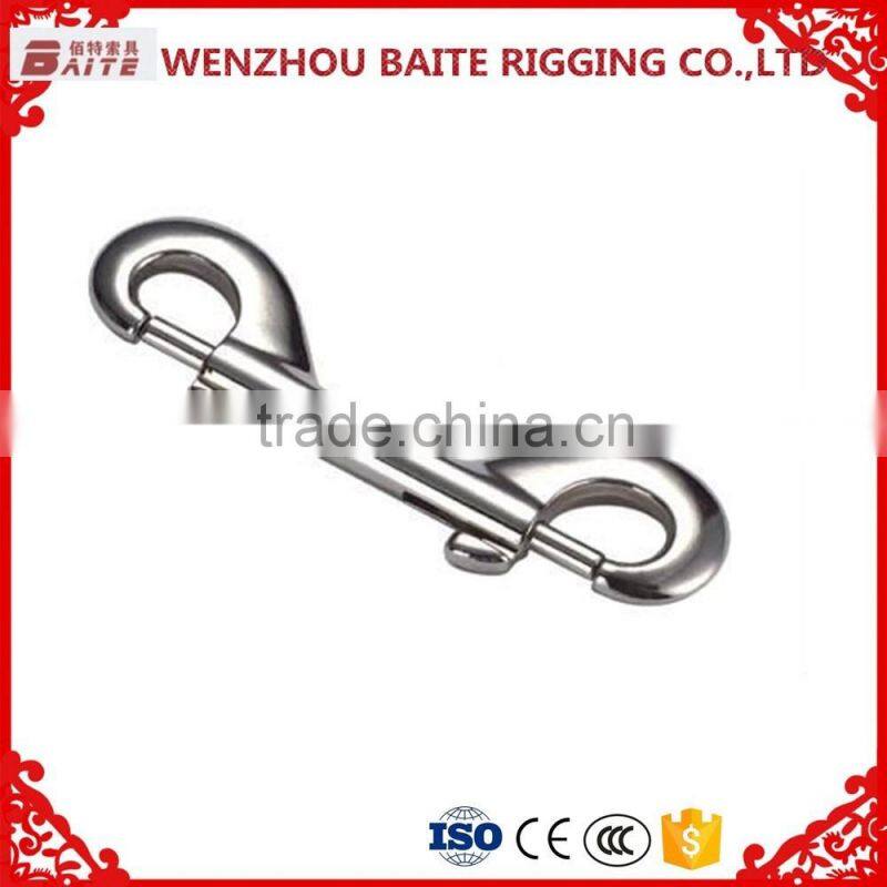 China Supplier Sale Rigging double end bolt snaps,Solid brass fixed Eye Bolt Snap Hooks For Handbag in carabiner manufacturer