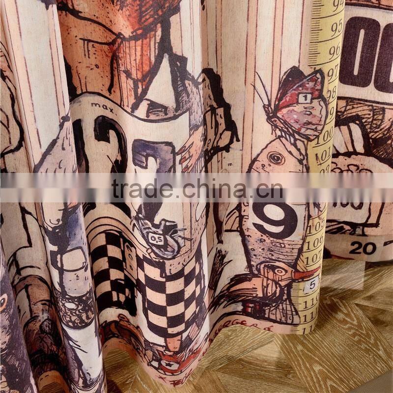 Factory Price Printed Curtain Fabric