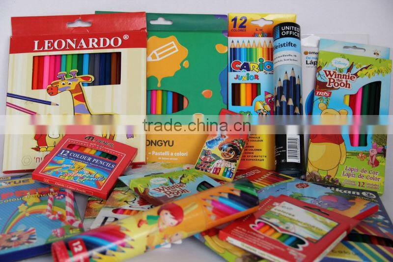 12 Colors Pencil Drawing Set, Stationery Colored Pencil Drawing Set