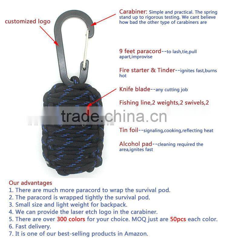 paracord emergency survival kit wholesale