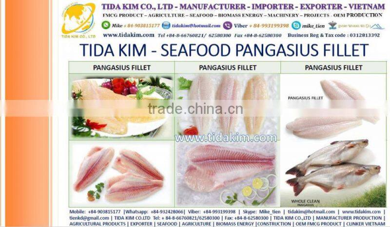 FROZEN BASA FILLLET - PANGASIUS SURIMI-TIDA KIM - BLACK TIGER SHRIMP LIVE FROZEN LOBSTER P ORNATUS - BIG SIZE 10KG