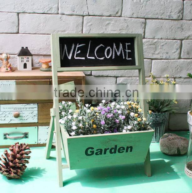 MHOME wood lavender basket with blackboard