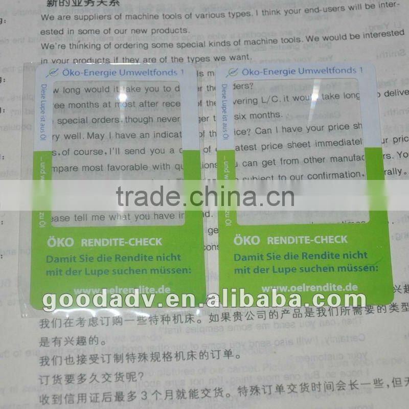 OEM Factory - bookmark magnifying glass card