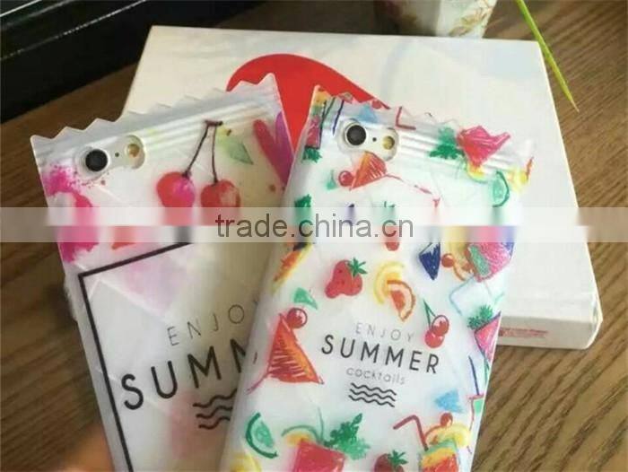 candy cute soft cover clear tpu case for iphone 6 6s 4.7