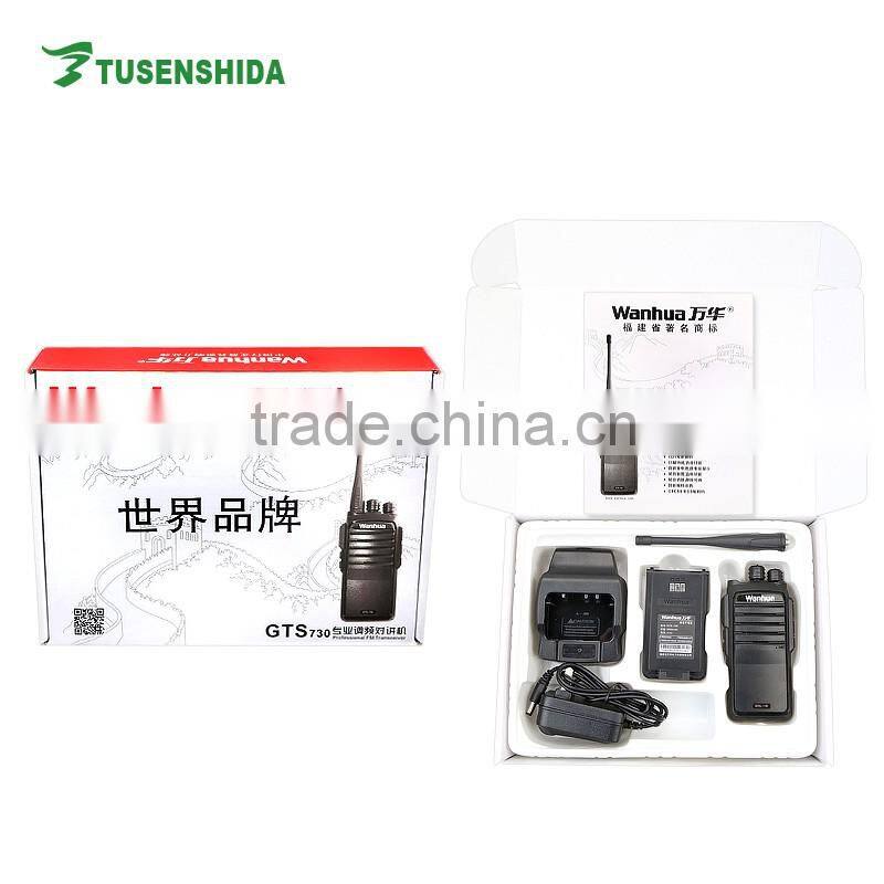 Wanhua Professional FM Transceiver GTS-730 5-10km 16CH Wireless Two Way Radio