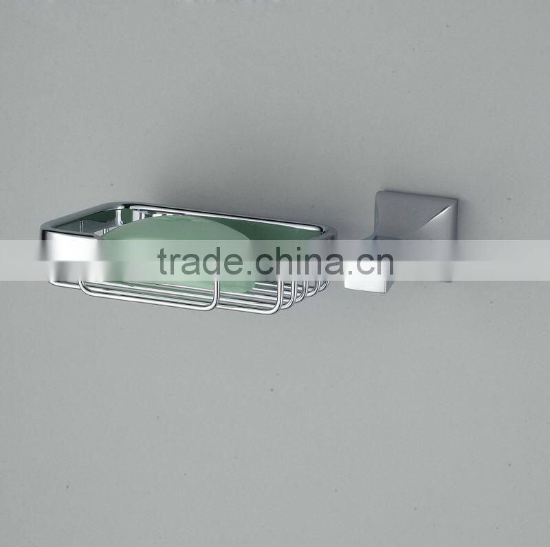 bathroom brass soap basket