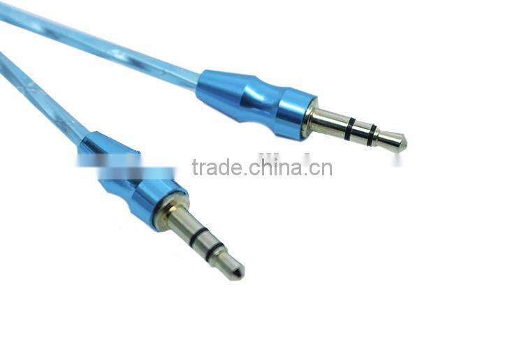 manufacture audio/DC3.5m to DC3.5mm transparent cable