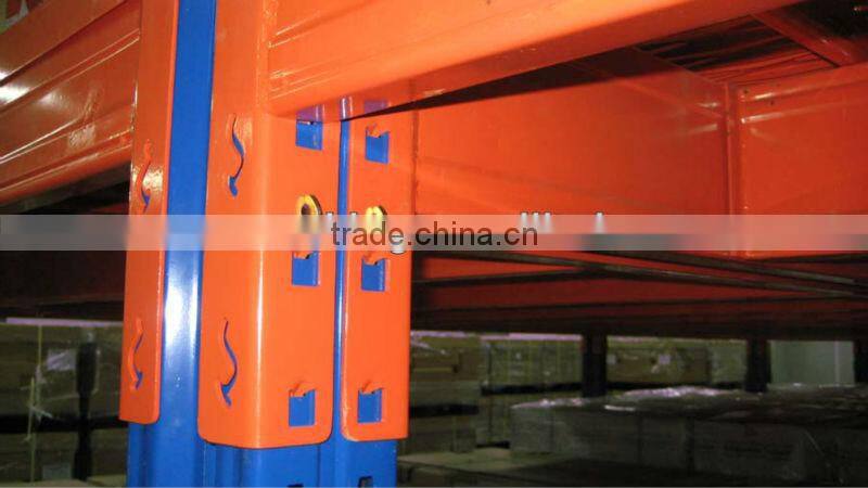 Functional mezzanine floor shelf rack