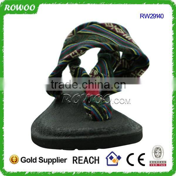 Sling Back Thong Sandals Prints Flip Flop Flat Thong Yoga Sandals