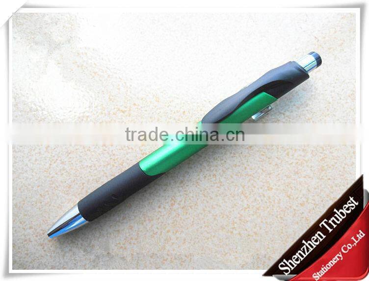 Fashion design hot sell cheap plastic ball pen with logo