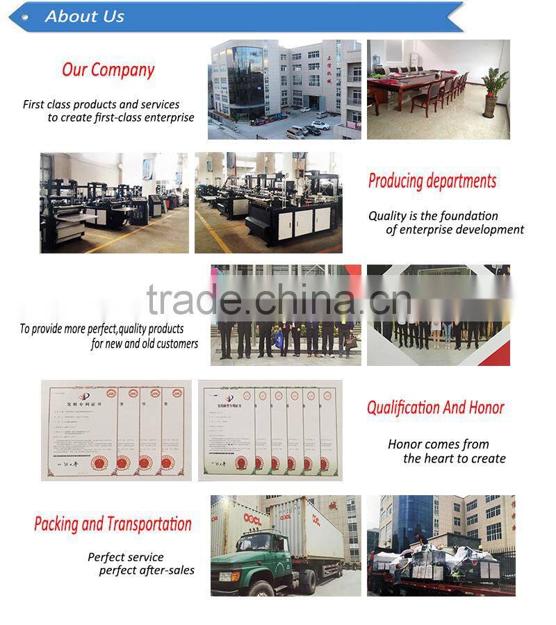 non woven bag making machine for handle bag box bag flat bag drawstring bag vest bag