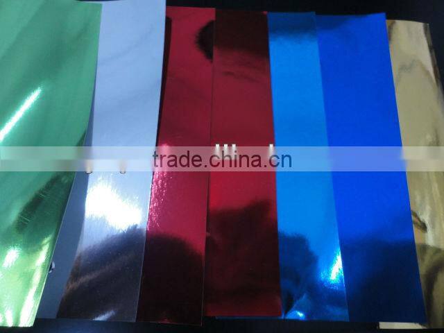 metallic PET film paper for packaging and printing