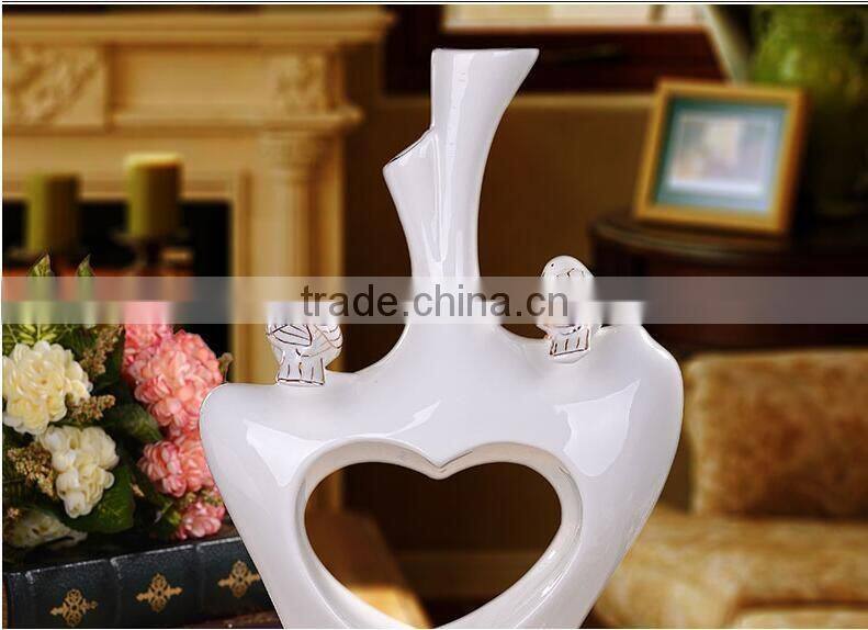 Porcelain vase home accessories for decoration and furniture