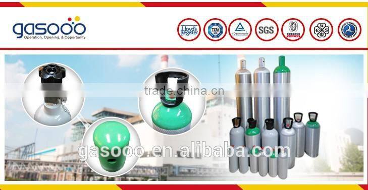 2L 200bar Small Aluminum Cylinders for High Purity Gas with EN1975