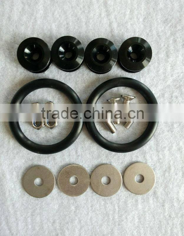 PURPLE JDM QUICK RELEASE FASTENERS FOR BUMPER TRUCK FENDER HATCH LID KIT