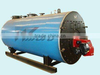 Large industrial hot water boiler