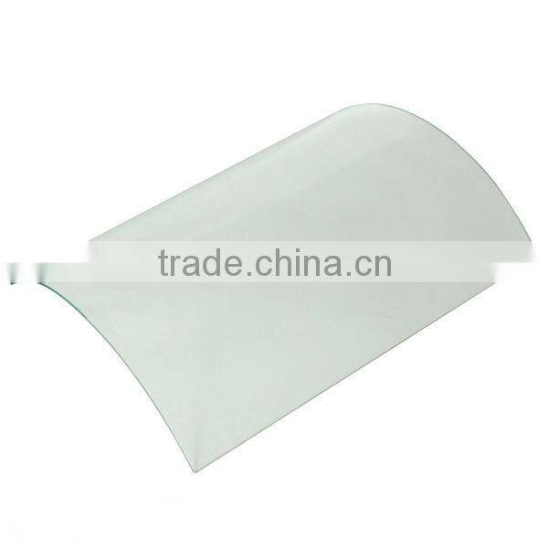 Cattis 3mm-12mm curved glass front counter
