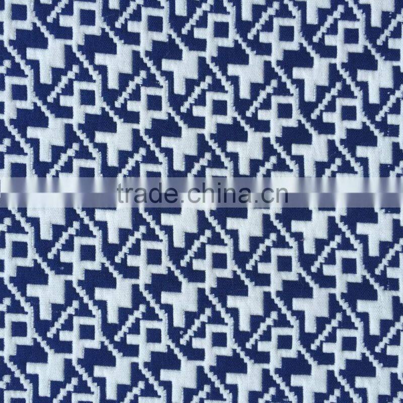Spring Summer Polyester Woven Jacquard Fabric for Dress