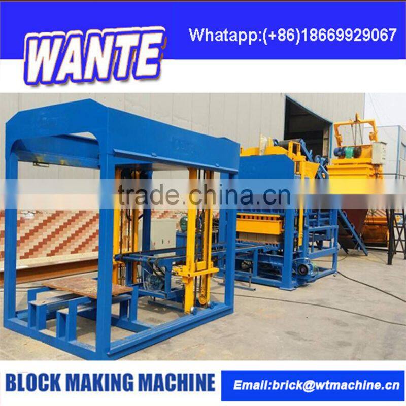 2015 China Block Machine QT6-15 Fully automatic block making machine line