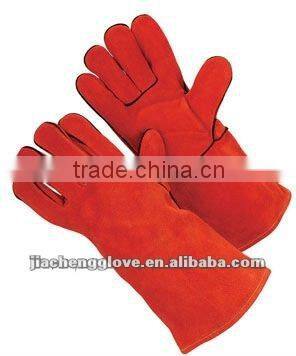 JS4014RDT Multifunctional Cow Split Welding Gloves,Gloves,Gauntlet,China
