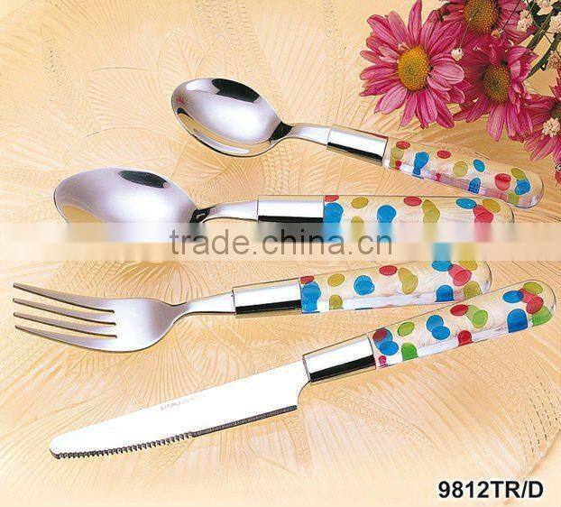 stainless steel knife fork spoon