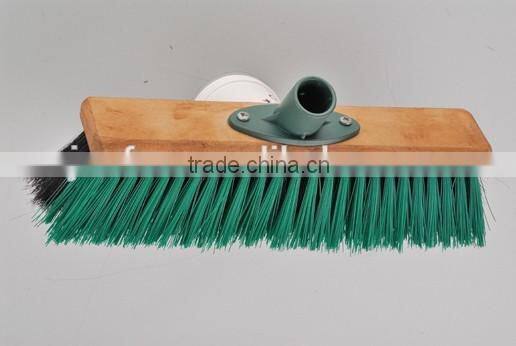 wood block broom floor brush broom head