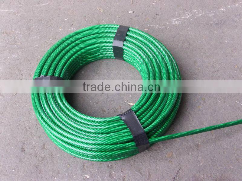 4mm coated to 5mm Cable Gym