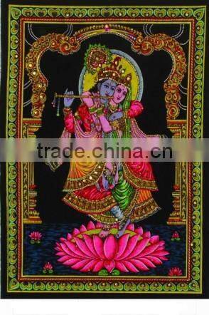 printed hindu god wall hangings wholesale from india