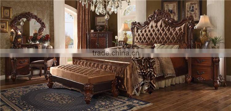 American modern style royal furniture antique model bedroom sets
