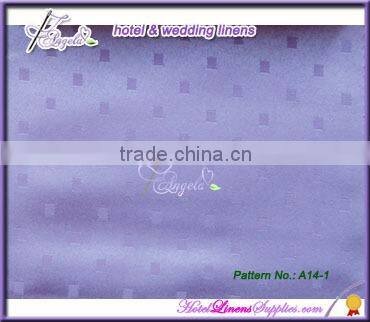 square 90" * 90" poly jacquard tablecloths with floral pattern for table decorations in wedding events