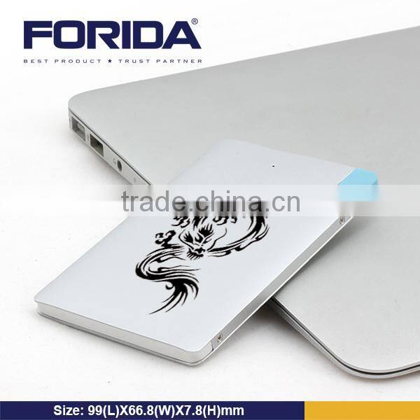 Portable Credit Card Power Bank, Ultra Slim Power Bank for promotion