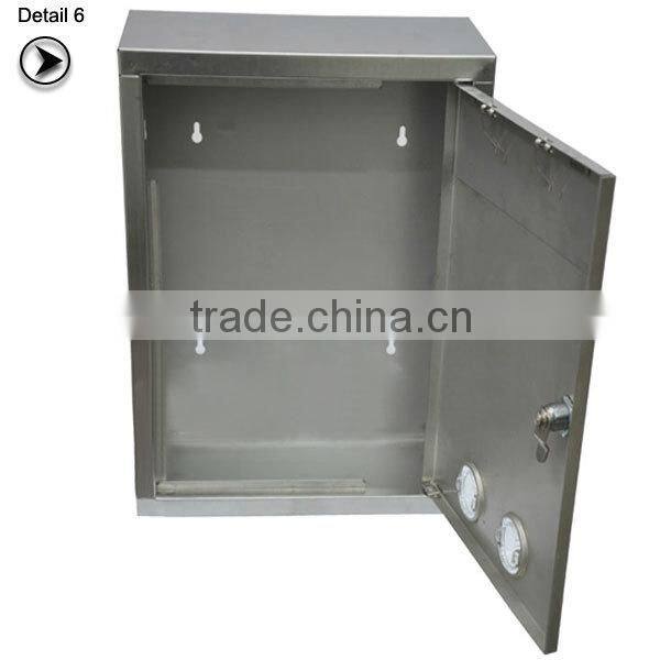 Sesidential letterbox sheet metal letter boxes steel mail letter cabinet